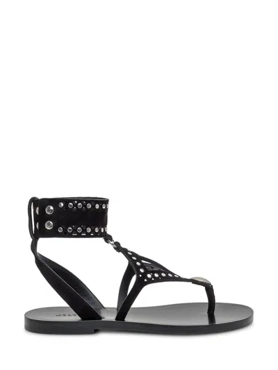 Isabel Marant Strap Sandal In Black