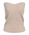 Isabel Marant Strapless Knitted Vest In Multi