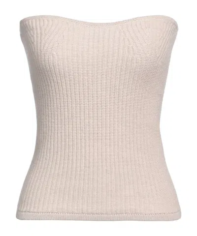 Isabel Marant Strapless Knitted Vest In Pink