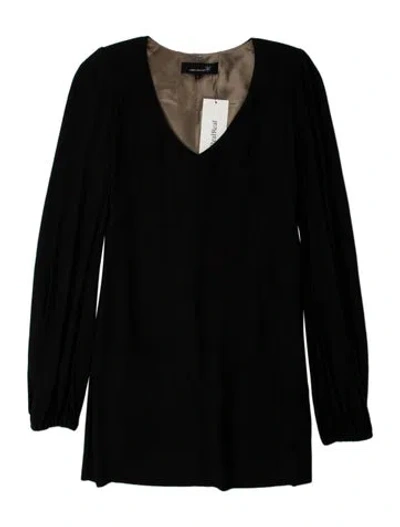 Pre-owned Isabel Marant Strapless Mini Dress In Black