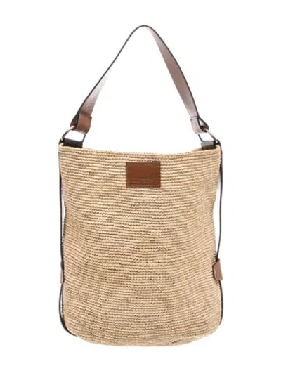 Pre-owned Isabel Marant Straw Tote In Neutrals