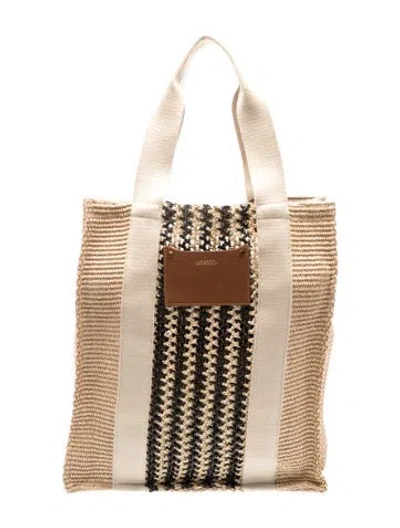 Pre-owned Isabel Marant Straw Tote In Neutrals