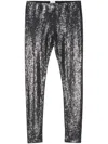 Isabel Marant Joshua Sequin-embellished Leggings In Black