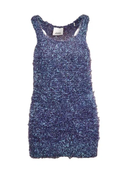 Isabel Marant Stretch Mini Dress - Purple In Blue