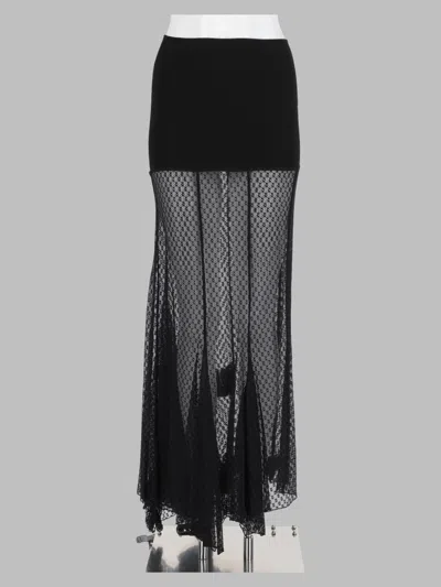 Isabel Marant Stretch Mini Skirt With Sculpted Fit In Black