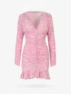 Isabel Marant Lara V-neck Floral Mini Dress