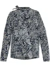 Isabel Marant Stretch Silk Utah Blouse In Blue