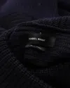 Isabel Marant Stretch Sweater In Navy Blue Wool In Blue