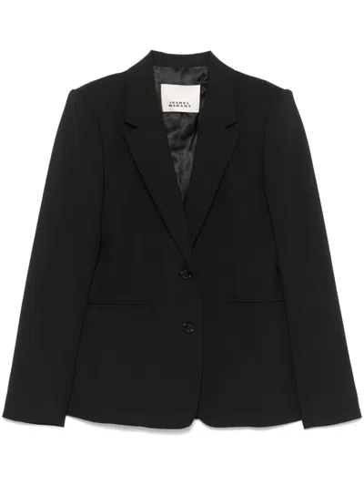 Isabel Marant Stretch Wool Blazer In Black
