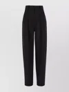 ISABEL MARANT STRETCH WOOL PANTS WITH POCKETS AND PLEAT