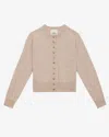 Isabel Marant Idesia Cardigan In Light Beige