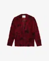 Isabel Marant Mahel Cardigan In Red