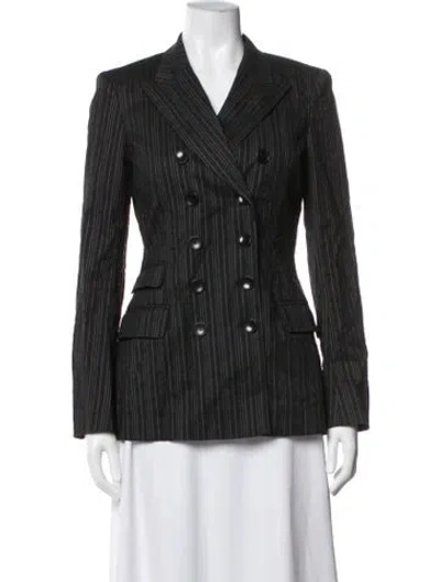 Pre-owned Isabel Marant Striped Blazer In Black