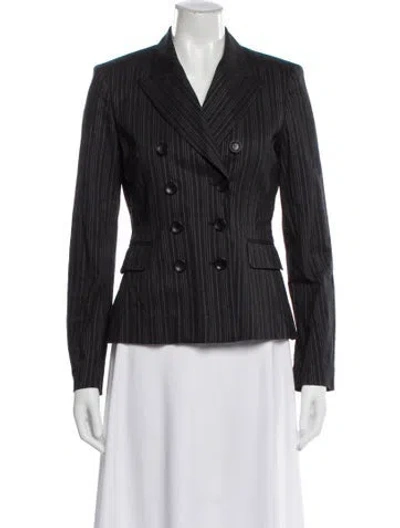 Pre-owned Isabel Marant Striped Blazer In Gray