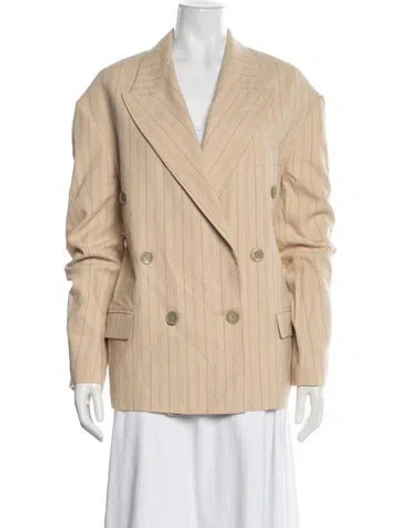 Pre-owned Isabel Marant Striped Blazer In Neutral