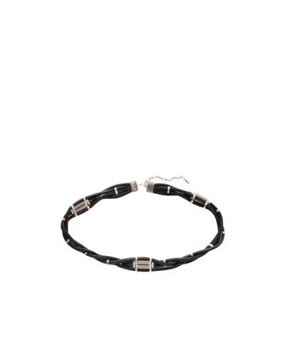 Isabel Marant Tylka Embellished Braided Leather Belt In Transparent