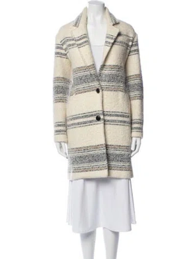 Pre-owned Isabel Marant Striped Coat In Neutrals
