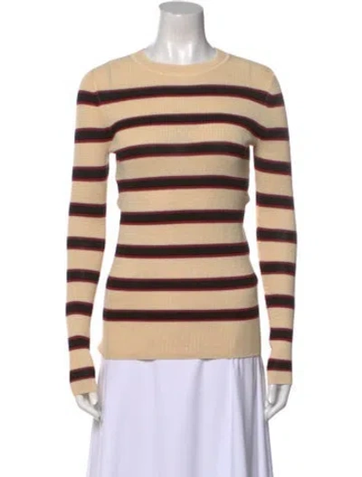 Pre-owned Isabel Marant Striped Crew Neck Sweater
