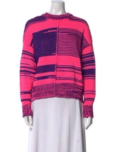 Pre-owned Isabel Marant Striped Crew Neck Sweater In Multi
