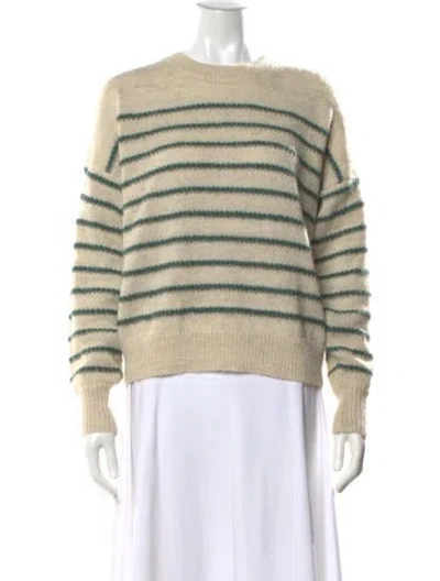 Pre-owned Isabel Marant Striped Crew Neck Sweater In Neutral