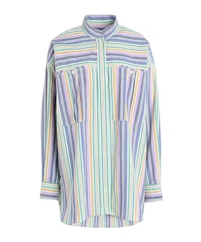 Isabel Marant Striped Long Shirt In Multi