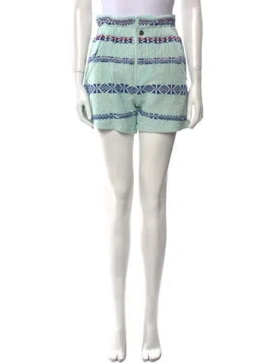 Pre-owned Isabel Marant Striped Mini Shorts