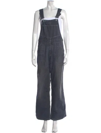 Pre-owned Isabel Marant Striped Overalls In Blue
