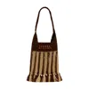 Isabel Marant Small Praia Fringe Raffia Tote In Brown