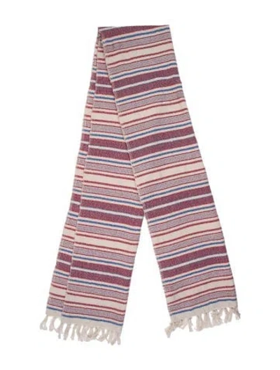 Pre-owned Isabel Marant Striped Scarf In Neutral