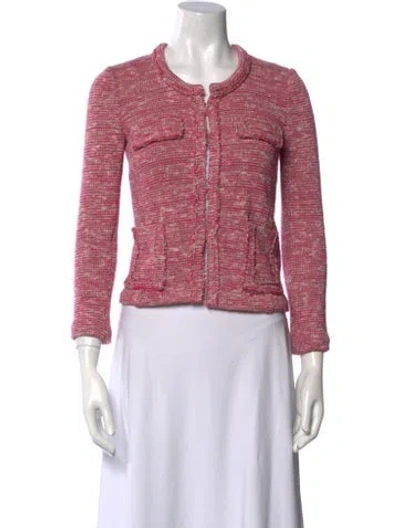 Pre-owned Isabel Marant Striped Scoop Neck Sweater In Red