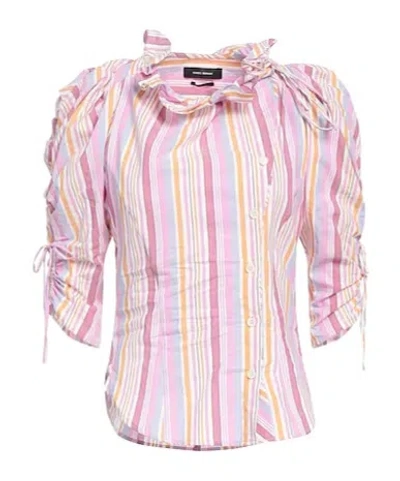 Isabel Marant Striped Shirts In Animal Print