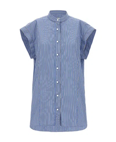 ISABEL MARANT STRIPED SLEEVELESS SHIRT