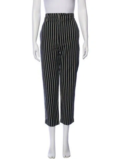 Pre-owned Isabel Marant Striped Straight Leg Pants In Multi