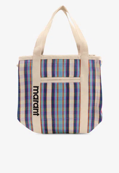 Isabel Marant Striped Tote Bag In Multi