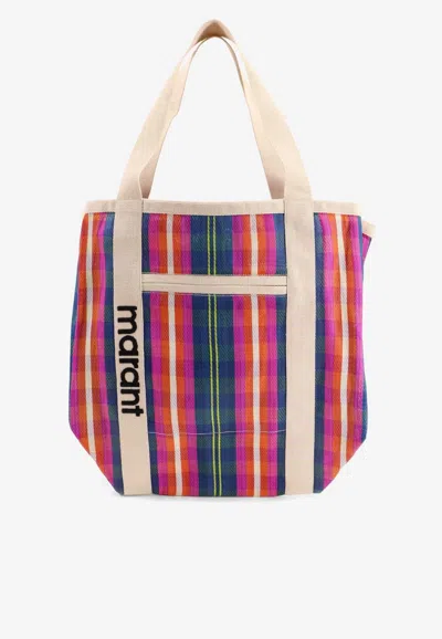 Isabel Marant Striped Tote Bag In Multi