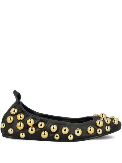 ISABEL MARANT STUD-EMBELLISHED BALLET FLATS