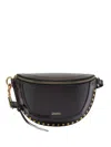 Isabel Marant Skano Crossbody Bag Studded Detailing In Brown