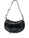 Isabel Marant Studded-detail Leather Shoulder Bag In Black