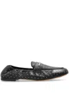 Isabel Marant Studded Leather Loafers In Black