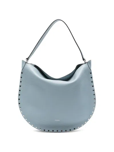 Isabel Marant Oskan Soft Stud-embellished Tote Bag In Pink