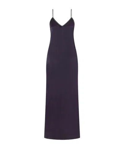 Isabel Marant Womens Faded Night Leza Beaded Silk Midi Dress In Black