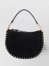 Isabel Marant Studded Suede Shoulder Bag With Detachable Strap