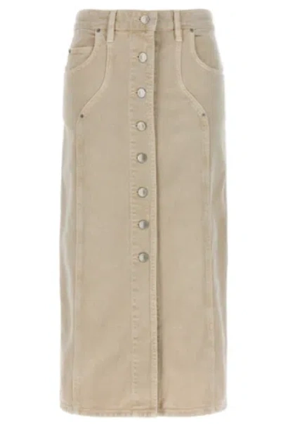 Isabel Marant Stylish And Versatile Skirts In Beige