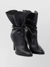 Isabel Marant Lolya Leather Boots In Black