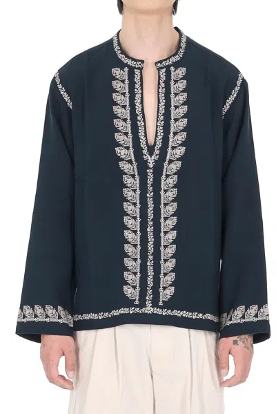 Isabel Marant Stylish Casual Shirt For Men - P26 Edition In Blue