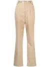 ISABEL MARANT STYLISH LINALI TROUSERS FOR WOMEN IN BROWN