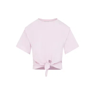 ISABEL MARANT STYLISH PINK & PURPLE COTTON TOP FOR WOMEN