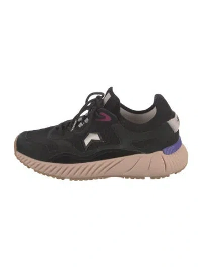 Pre-owned Isabel Marant Suede Athletic Sneakers In Black