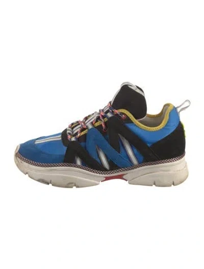 Pre-owned Isabel Marant Suede Athletic Sneakers In Blue