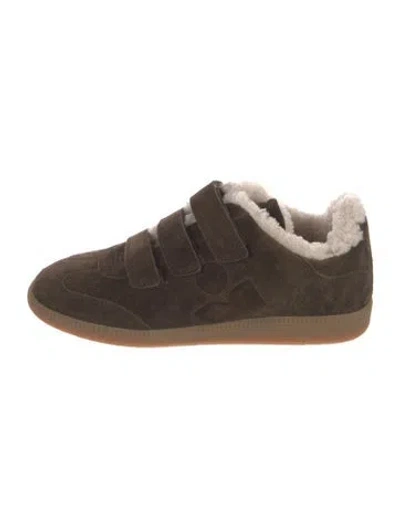 Pre-owned Isabel Marant Suede Athletic Sneakers In Brown